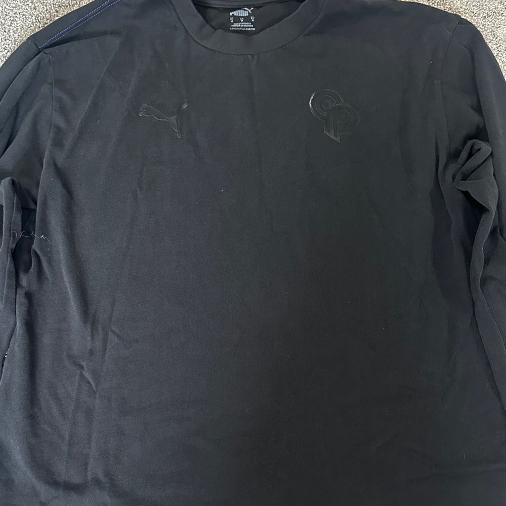 Puma with Christian Pulisic l/s black tee